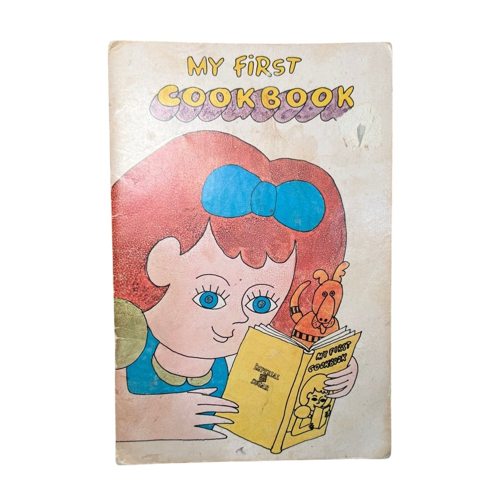 Vintage 1972 Imperial Sugar My First Cookbook Kids Recipe Book